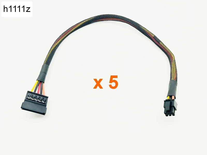 5 шт. HDD SSD кабель питания для Dell Vostro 3668 3667 3650 SATA жесткий диск до 6Pin адаптер