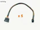 5 шт. HDD SSD кабель питания для Dell Vostro 3668 3667 3650 SATA жесткий диск питания SATA до 6Pin адаптер питания конвертер Кабель