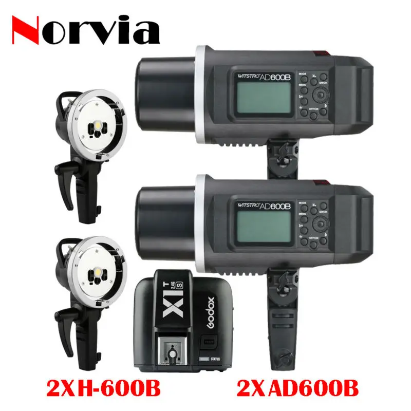 2x Godox Беспроводной ad600b Боуэн крепление TTL H600B продлить головного света Камера