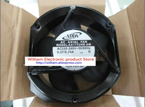 

Новый оригинальный инверторный охлаждающий вентилятор ADDA AA1752HB-AT/AA1752HB-AW 172*51 мм AC220V