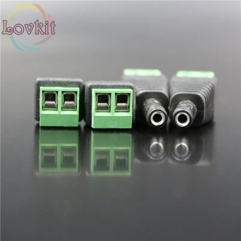 50 шт. штепсельные вилки для штепсельной 5050/3528 SMD Светодиодная лента Sigle цвет света