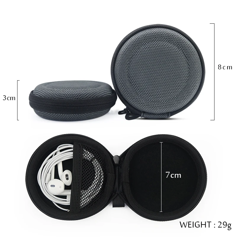 Чехол Shellnail для наушников чехол круглая мини-сумка на молнии хранения гарнитуры
