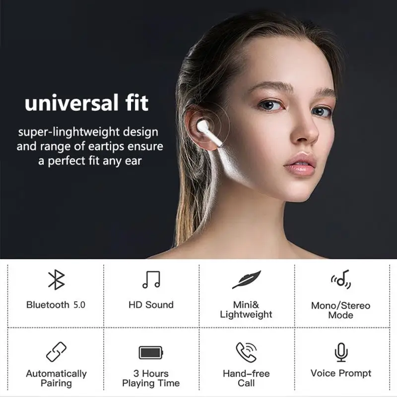 2019 новая распродажа i9s tws Беспроводные наушники с микрофоном Подарочный чехол