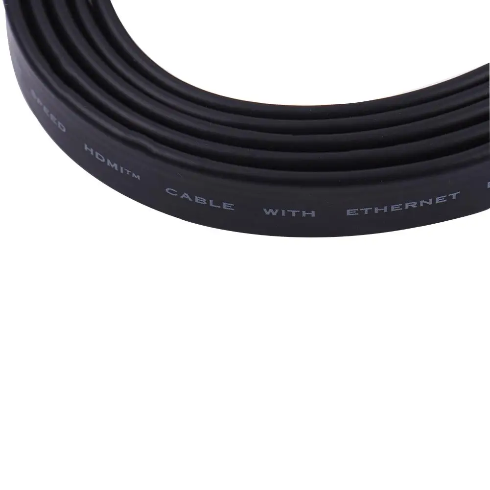 Full HD 1080p Аудио кабель высокого качества HDMI 2 0 аудио кабели плоский Поддержка 32