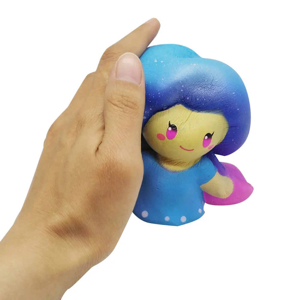 Милые мягкие игрушки для снятия стресса подарок со сказочным цветком Kawaii jumbo