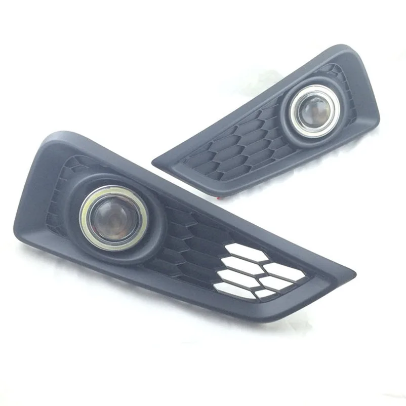 EeMrke для Honda City GM6 / race Ballade COB Angel Eyes DRL Противотуманные фары Дневные ходовые огни с