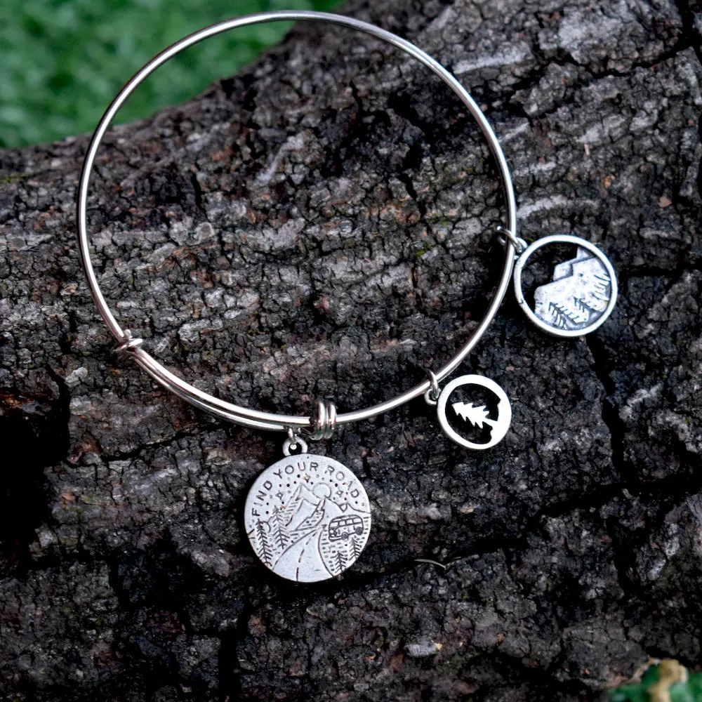 1 шт. найти свой дорожный браслет сосновое дерево в гору | Украшения и аксессуары