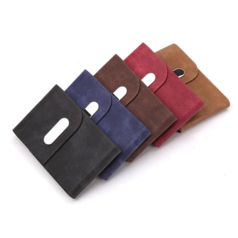 

Itapkris PU Leather Business Name Card Holder Fashion Hasp Bank Credit Card Case For Man Organizer RFID Blocking Woman Pocket