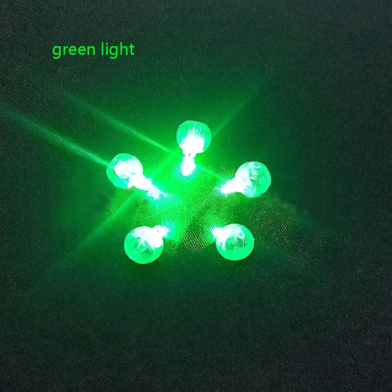 20 шт. цветная круглая мини светодиодная RGB Вспышка шар лампа вставляется в бумажный фонарь воздушный шар огни для рождества, свадьбы, украшения