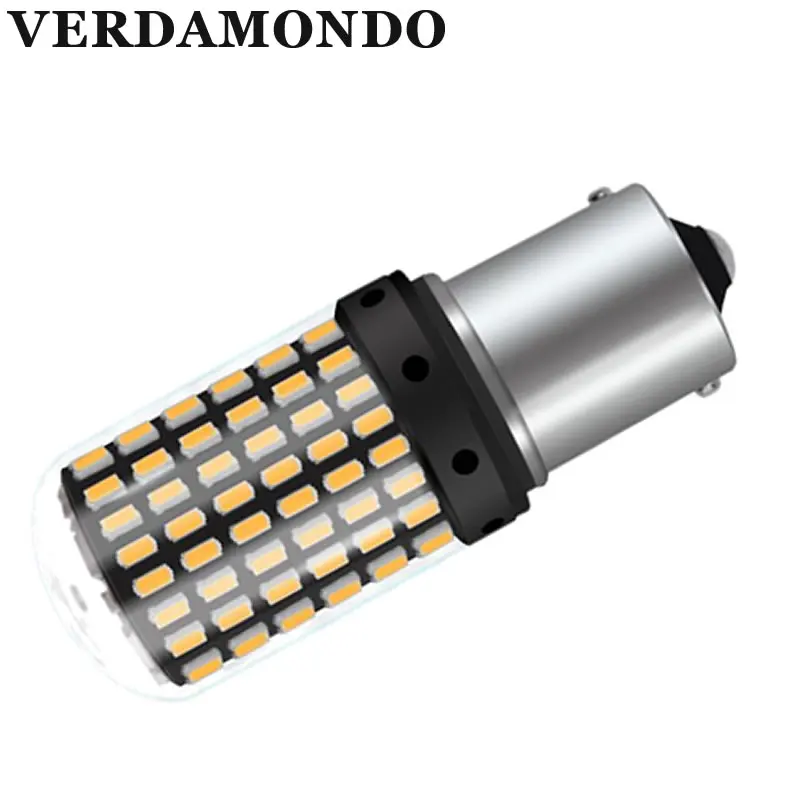 1156 7440 Неполярные canbus светодиодный ные Автомобильные фары BA15S T20 144 3014SMD указатели