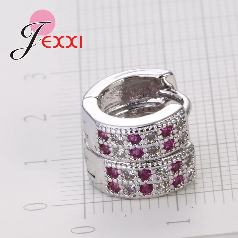 Женские круглые серьги кольца с кристаллами AAA|mosaic gold|mosaic fashionmosaic bases |