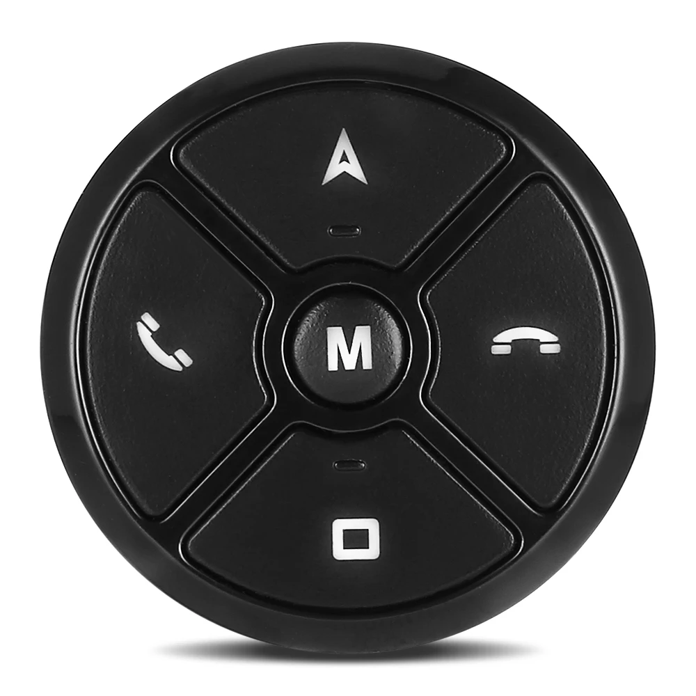 T - 3 12V/1W Car Intelligent Steering Wheel Controller with Noctilucent Function GPS Music Volume Control for CD/DVD Navigation |