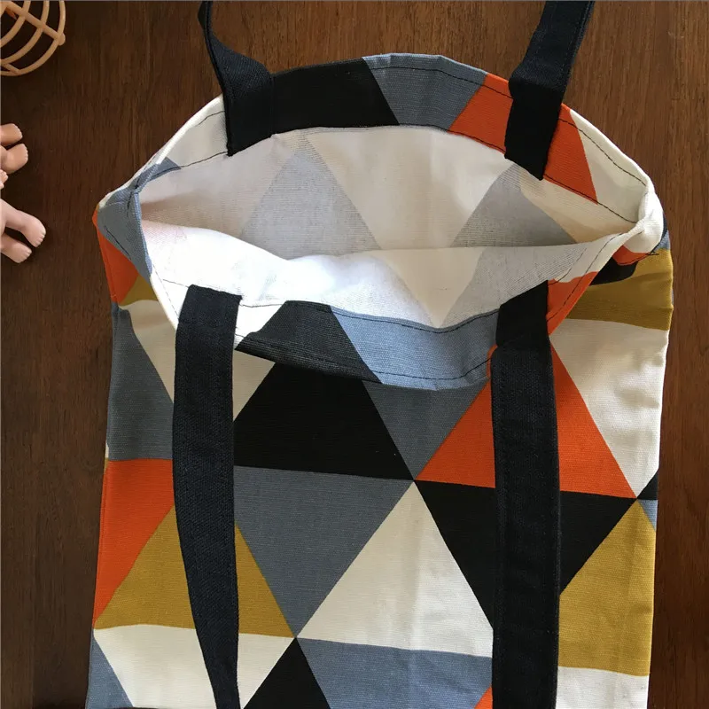 Хлопковая холщовая Экологически чистая Сумка-тоут YILE для покупок сумка через