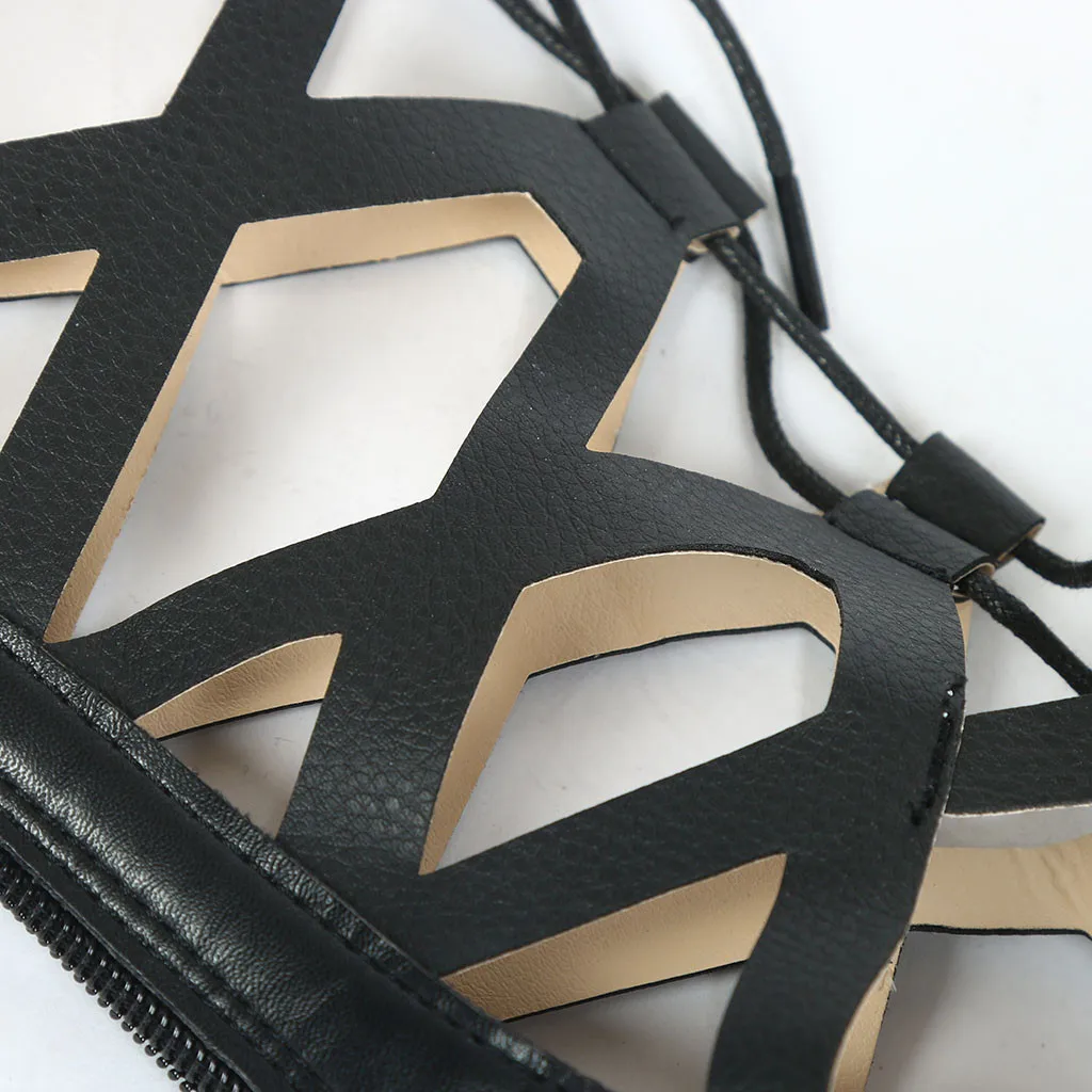 SAGACE/римские сандалии гладиаторы с ремешками женские до колена на плоской подошве