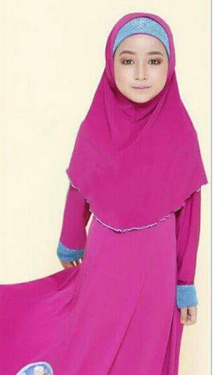 Розничная исламский детская одежда для девочек устанавливает мусульманский