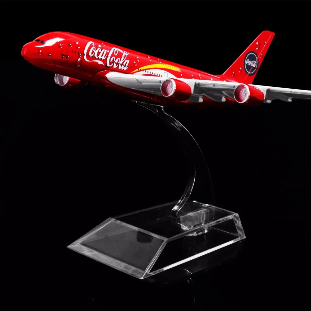 Металлическая Модель самолета COLA Airline A380 16 см 1:400| |