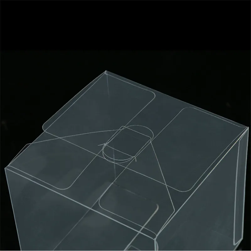 8 шт. прозрачная упаковочная коробка 10x10x10 см квадратная одноцветная Подарочная коробка высокого качества Горячая пластиковая коробка из ПВХ