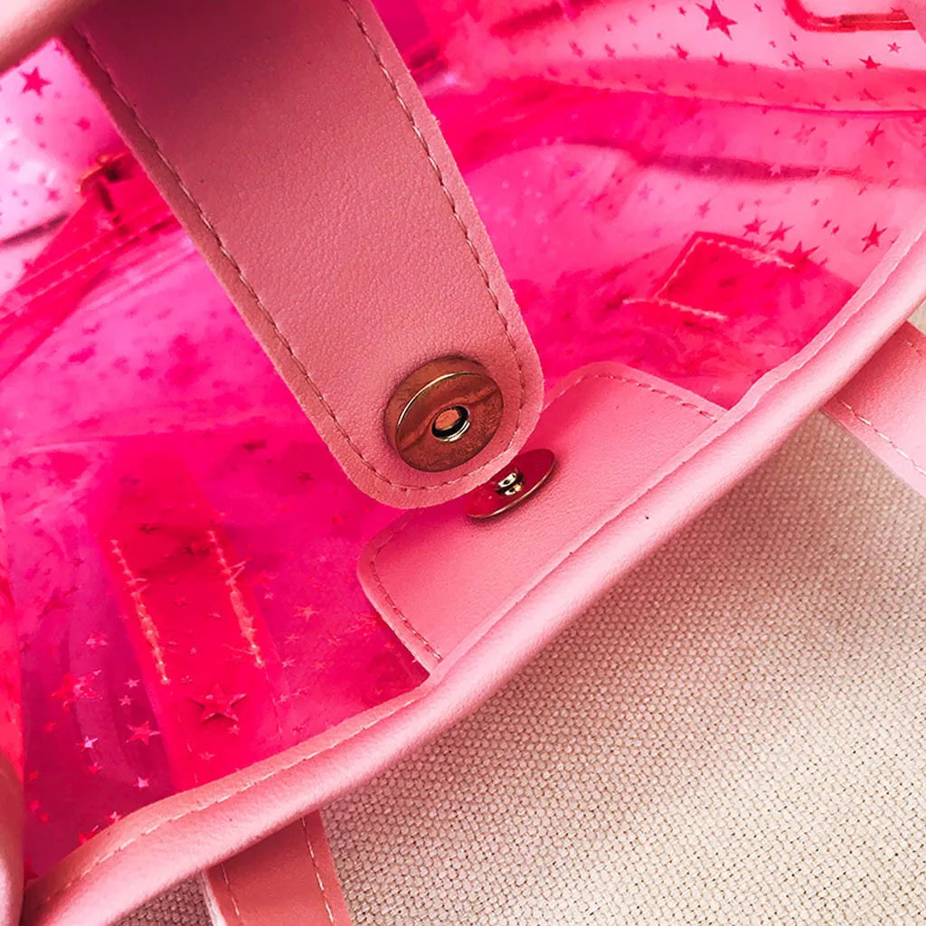 Мягкие сумки женские кошельки и из искусственной кожи женская модная прозрачная