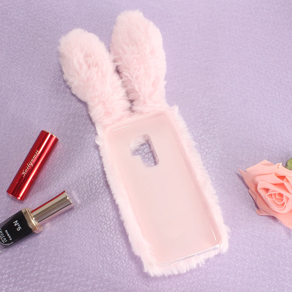 Чехлы из кроличьего меха для Samsung Galaxy A70 a10 A20 A50 A40 A30 M30 M10 M20 S10E S10 Plus 5G A90 A80 A60 A8S A6S A40S A2