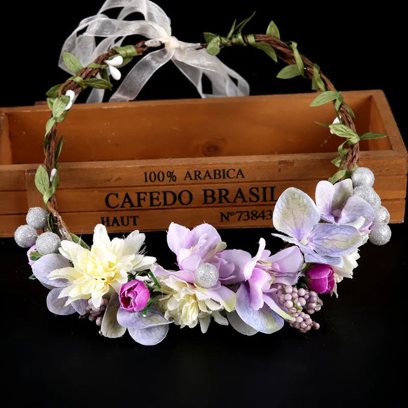 Bridal headdress garland holiday beach photo accessory FY19030852 | Свадьбы и торжества