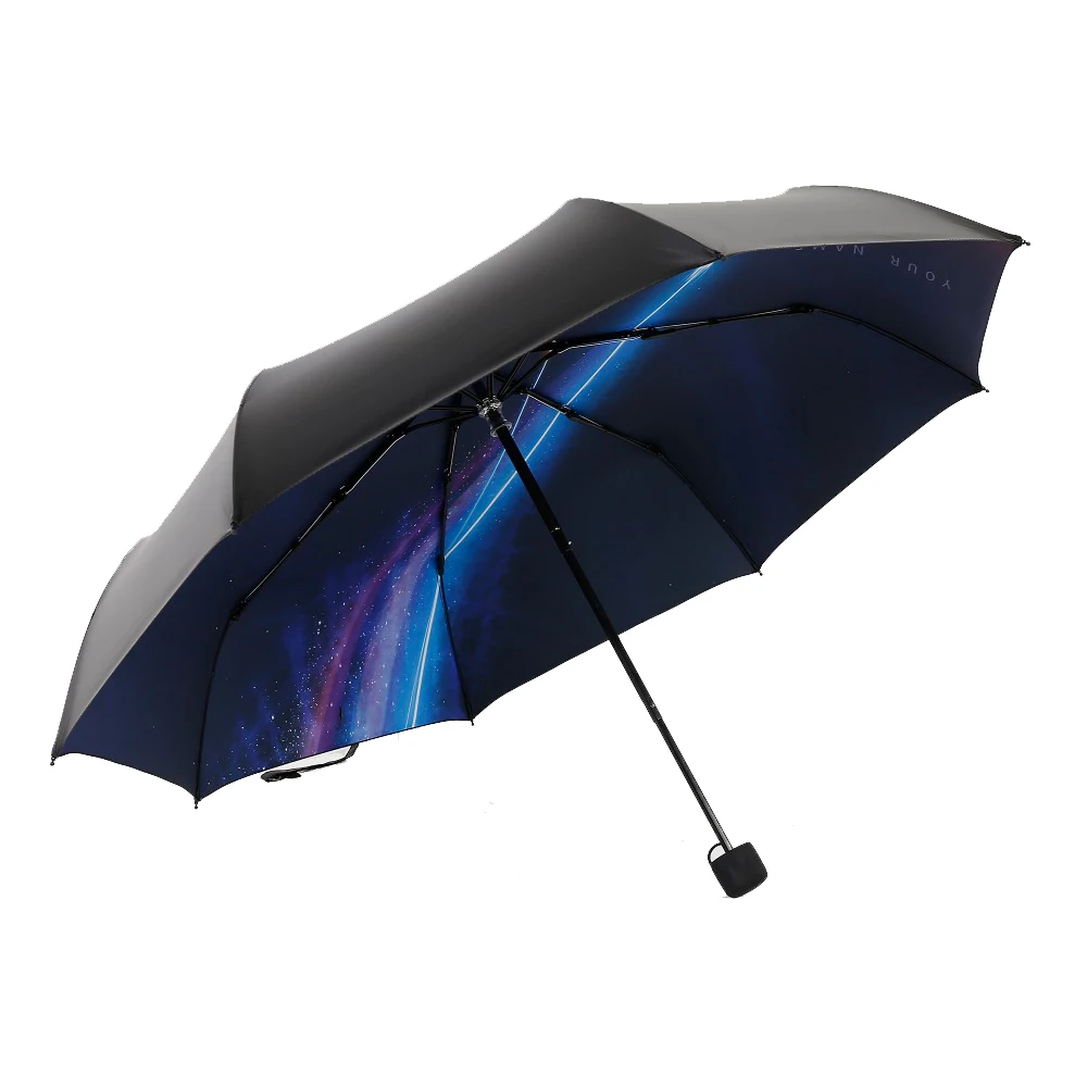 Компактные складные непромокаемые дорожные зонты с автоматическим открыванием
