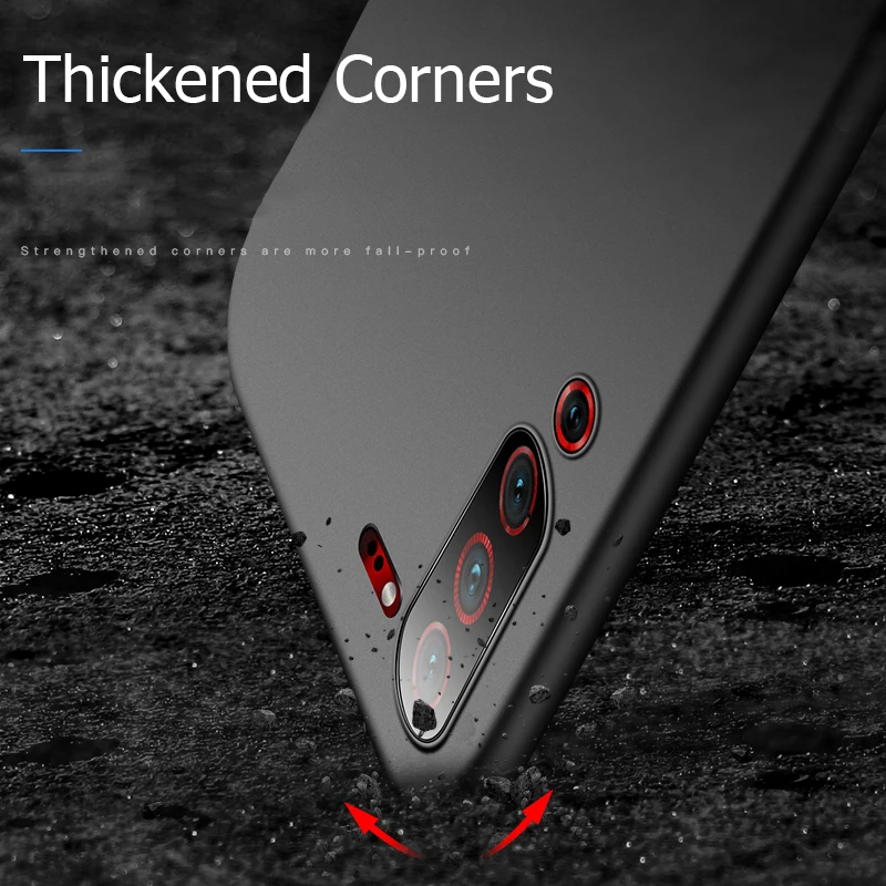 Чехол для Lenovo Z6 Pro Мягкая матовая задняя крышка телефона тонкий противоударный