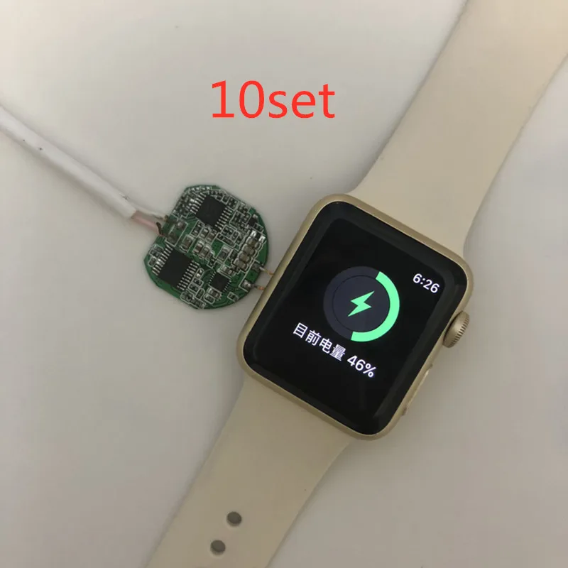 10 компл./лот для Apple Watch универсальная беспроводная магнитная катушка зарядного
