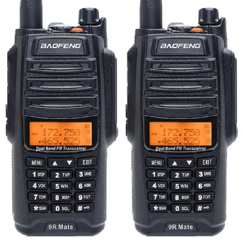 

2 шт., портативная рация 10 Вт, 136-174/400-520 МГц, IP67