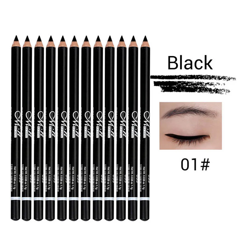 12 Pcs/Set Eyeliner Pencils Waterproof Eyebrow Lipsticks Lip Liner Pen Cosmetics Eyes Makeup Tool OR88 | Красота и здоровье