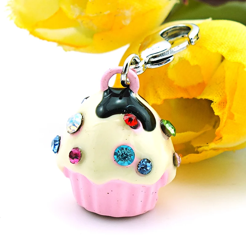 JINGLANG оптовая цена красочные горного Хрусталя Торт кулон Омаров застежка