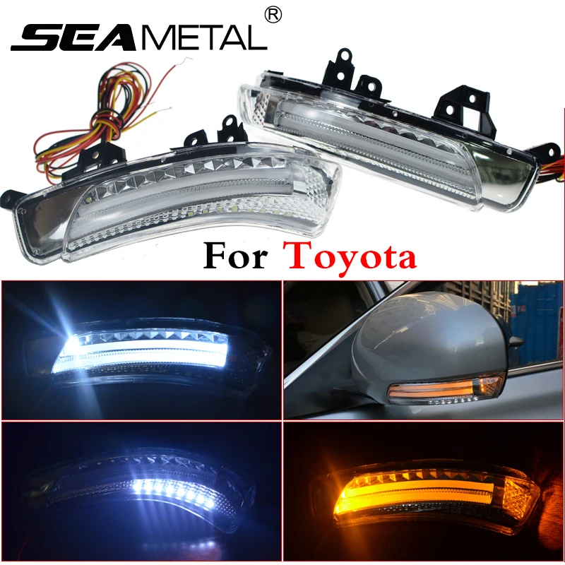 Указатели поворота для зеркала заднего вида светодиодсветодиодный лампы Toyota Wish