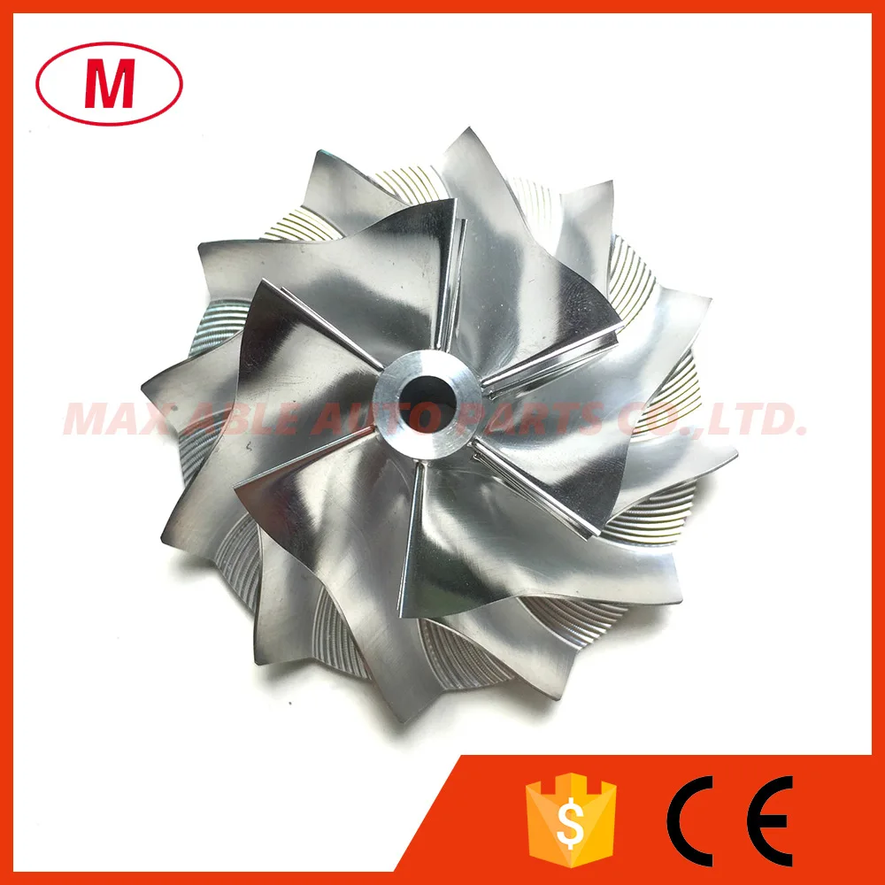 CT26 43 00/67 00 мм 6 + лезвий вперед Turbo рабочее колесо компрессора/Алюминий
