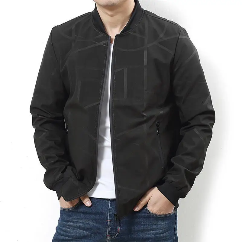 8XL 7XL 6XL plus size brand 2018 sale quality Bomber casual Jacket trench coat black solid coats clothing clothes | Мужская одежда