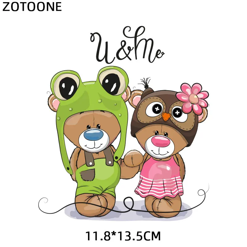 ZOTOONE в мультипликационном стиле (Железный На Патчи для платья-футболки сумки Diy