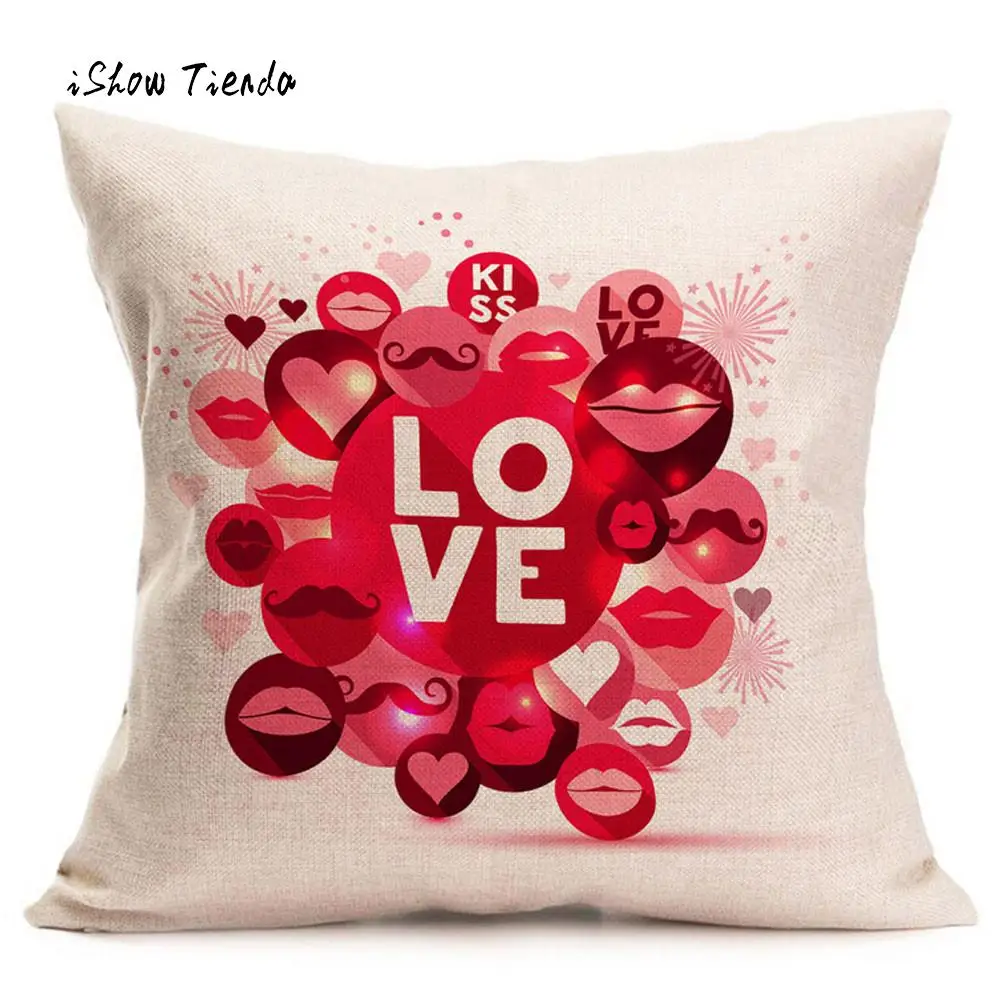 Подарок на день Святого Валентина модная наволочка Свадебный милый Декор для