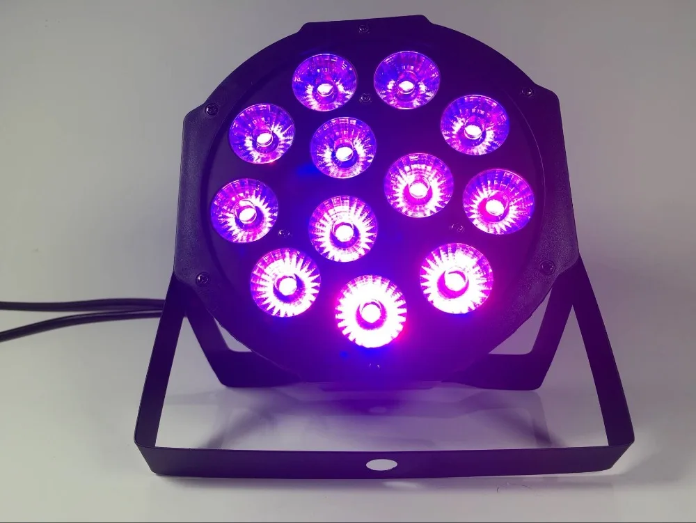 8 шт/RGBW 4IN1 12X12W светодиодный Par свет плоский PAR dmx512 disco огни Профессиональный dj