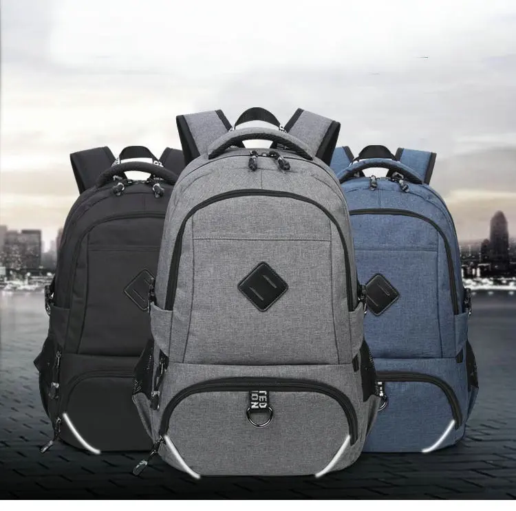 Модный женский мужской рюкзак для ноутбука с зарядкой через USB компьютера