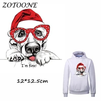 zotoone iron on patches for clothes heat transfer hat dog patch a level washable t shirt stickers for diy accessory applique c