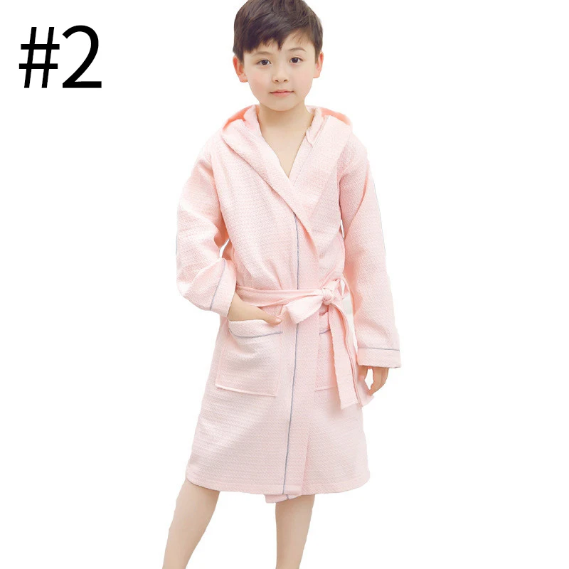 style2 2XL Детский банный халат для мальчиков; детское полотенце с капюшоном; халат; детская одежда для сна; банный халат для мальчиков; пеньюар; Хлопковая пижама; одежда - Цвет: style2 2XL