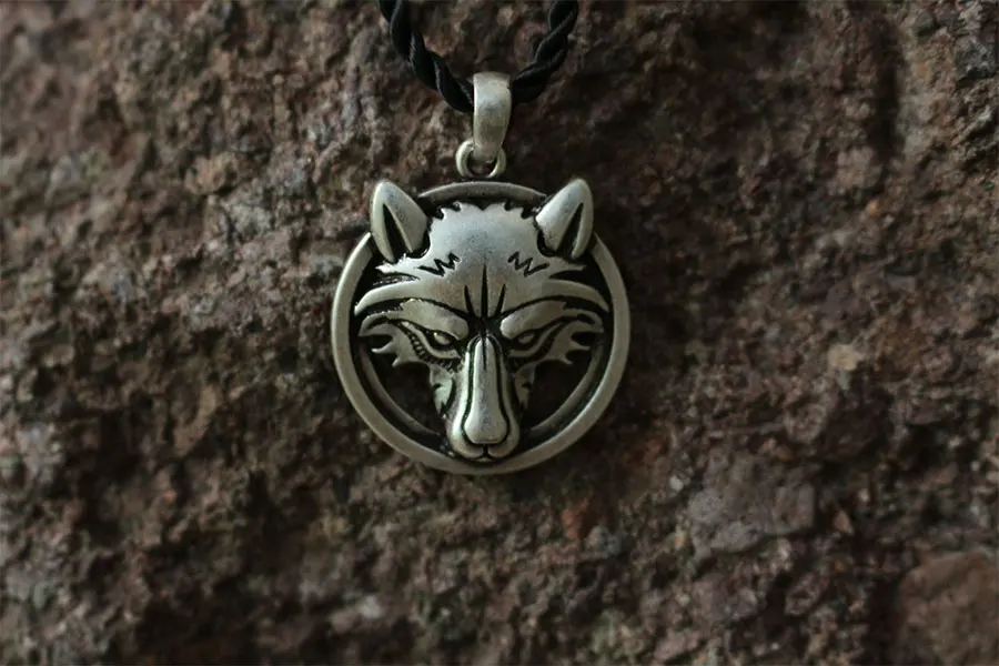 10 шт. оптовая продажа в стиле норвежских викингов кулон ожерелье Norse волк