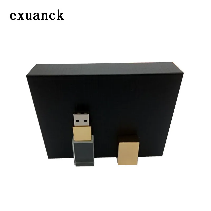 Exuanck логотип прозрачный usb 2,0 флеш-накопитель 16 ГБ флеш-накопитель 32 ГБ 4 ГБ 8 ГБ Флешка(более 20 шт бесплатный логотип