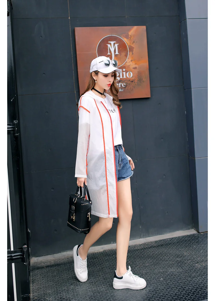 Goyoubuy 2017 летние большие ярдов платье с капюшоном солнцезащитные clothing плащ