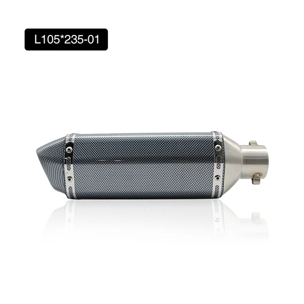 L105 235-01 Alconstar 51 мм универсальный модифицированный Akrapovic мотоциклетный глушитель DB Killer Street Pit Dirt Bike для Honda Kawasaki slip on - Цвет: L105 235-01