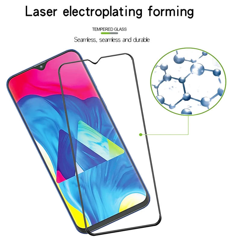 9D закаленное стекло для samsung galaxy m30 m20 m10 Полное покрытие экрана m105f m205f m305f защитная