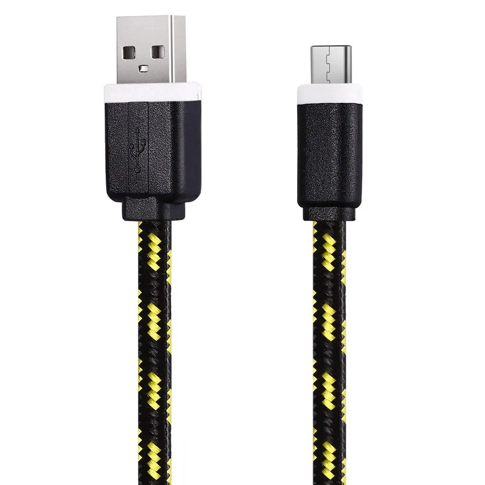 1M2M3M высокое качество разноцветный микро usb плоский плетеный зарядная станция