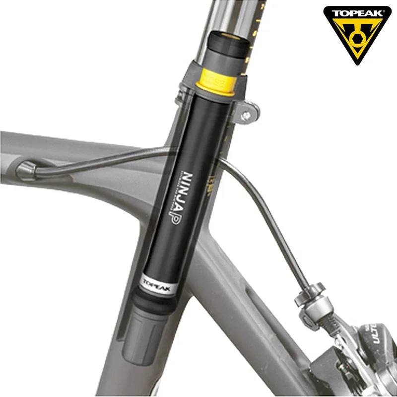 Topeak ниндзя P велосипедный мини Давление насос для шоссейного велосипеда 160psi или