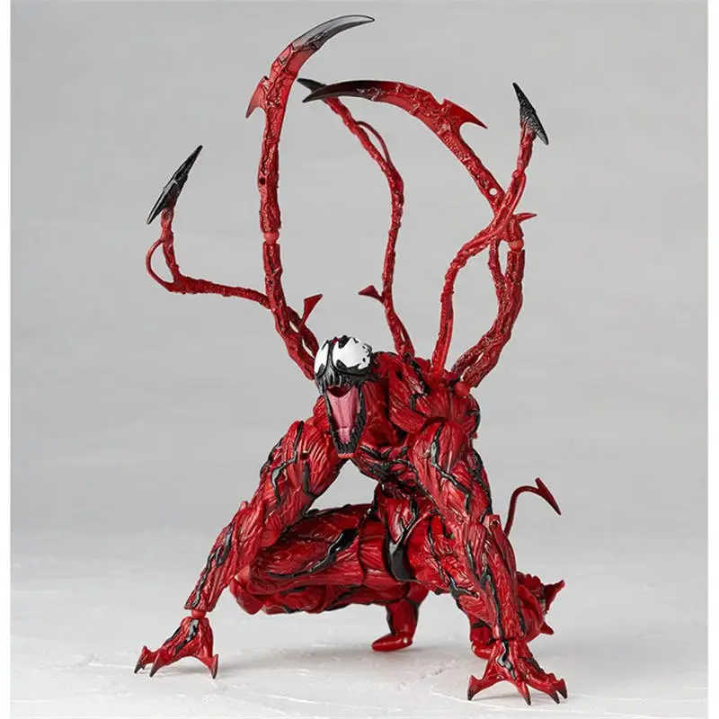 Человек-паук Carnage Коллекция Красный яд Фигурки ПВХ Модель Куклы рождественские