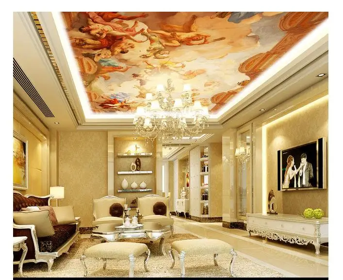 

Индивидуальные 3d фото обои 3d настенные потолочные обои фрески Небесный завиный потолок 3d обои для комнаты