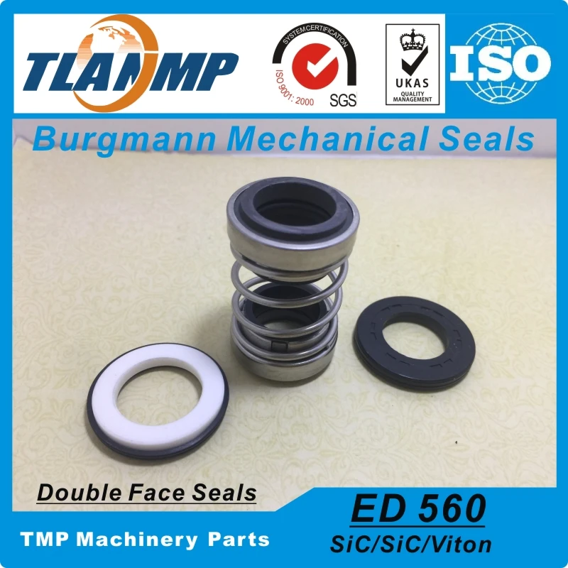 560D 40 Burgmann двойное механическое уплотнение (ED560 40) для насоса (материал: CE/CA/NBR + SiC/NBR)