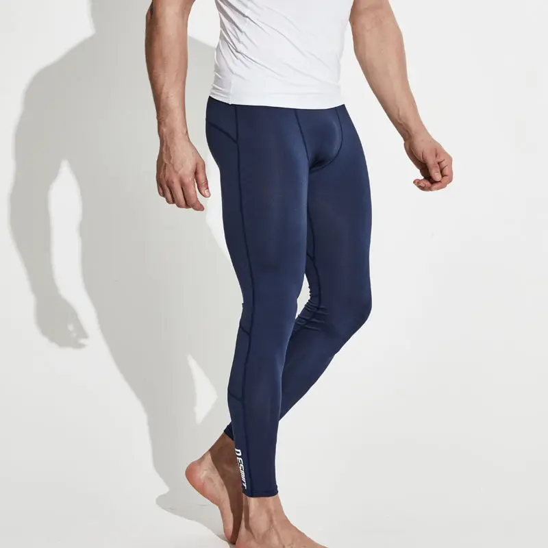 Мужские Компрессионные Леггинсы для бега мужские компрессионные штаны фитнеса